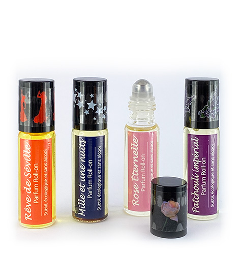 Parfums roll-on Berthe Guilhem - 4 senteurs disponibles